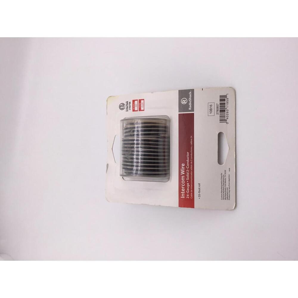RadioShack Intercom Wire 24-Gauge Solid 2-Conductor CL2X